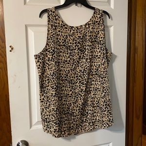 Faded Glory print top size 2X 18W-20W